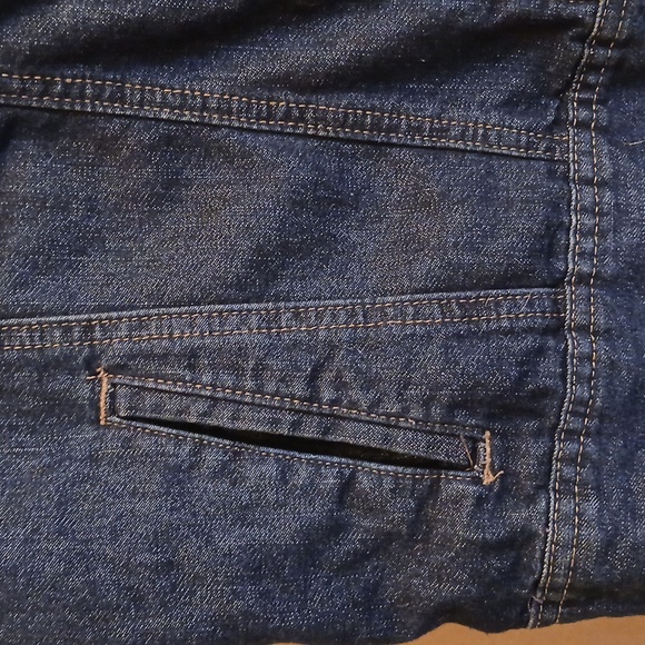 Riveted By‎ LEE BLUE Denim Jacket. XL. Vintage - Picture 5 of 6